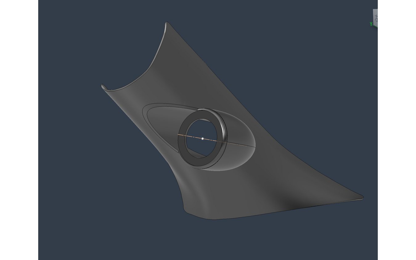 3Dプリンターで作ったパーツと車両の内張などをドッキングさせる作業。ぴたりとフィットするので接着作業がメインになる。