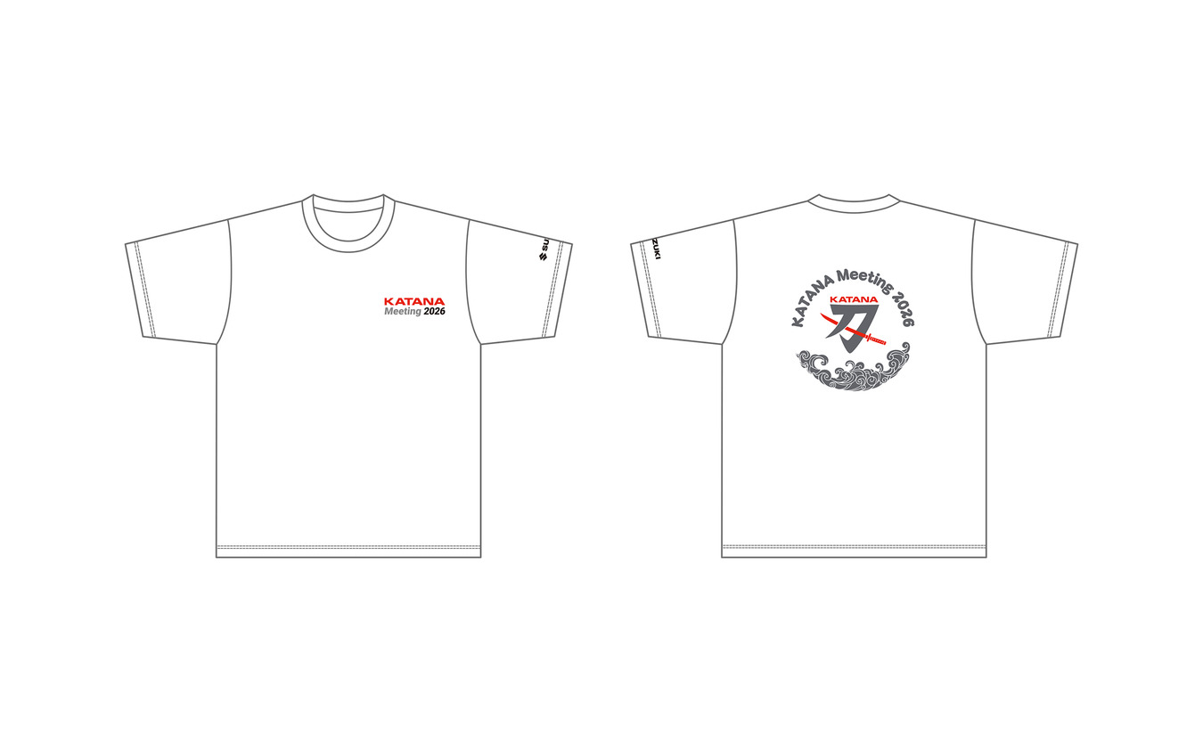 KATANA Meeting 2026 オリジナルTシャツ ホワイト（税込3500円）