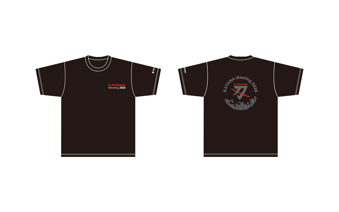 KATANA Meeting 2026 オリジナルTシャツ ブラック（税込3500円）