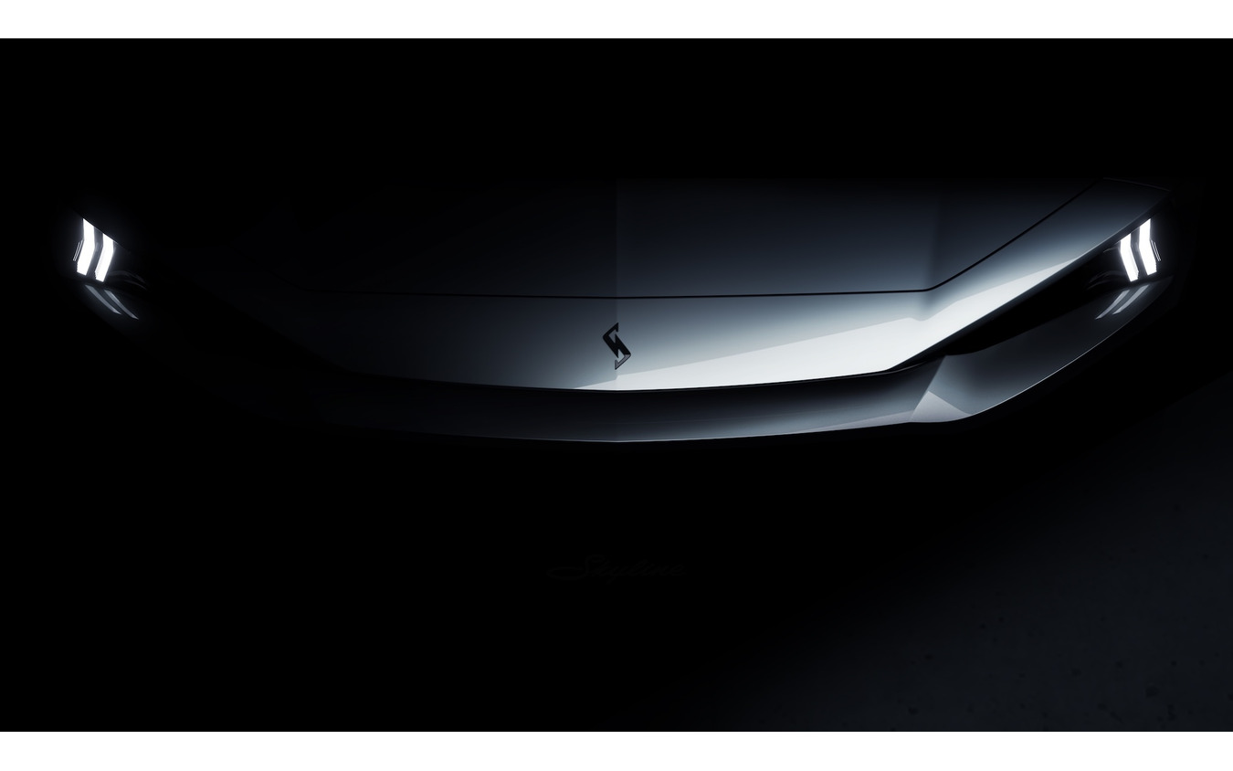日産 スカイライン 次期型 ティザーイメージ