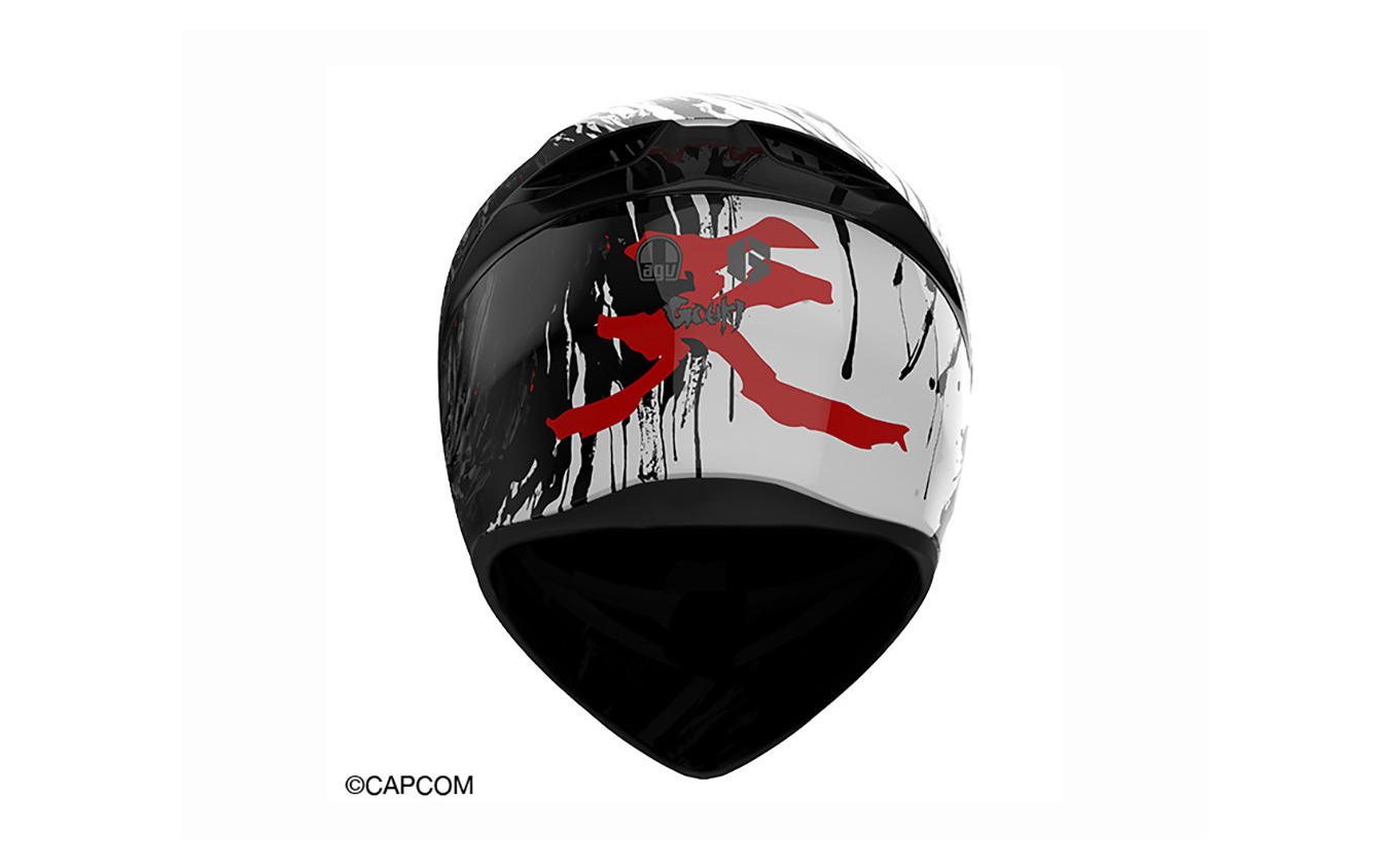 K1 S AGV JIST Asian Fit SF6 GOUKI SUMI/WHITE/RED