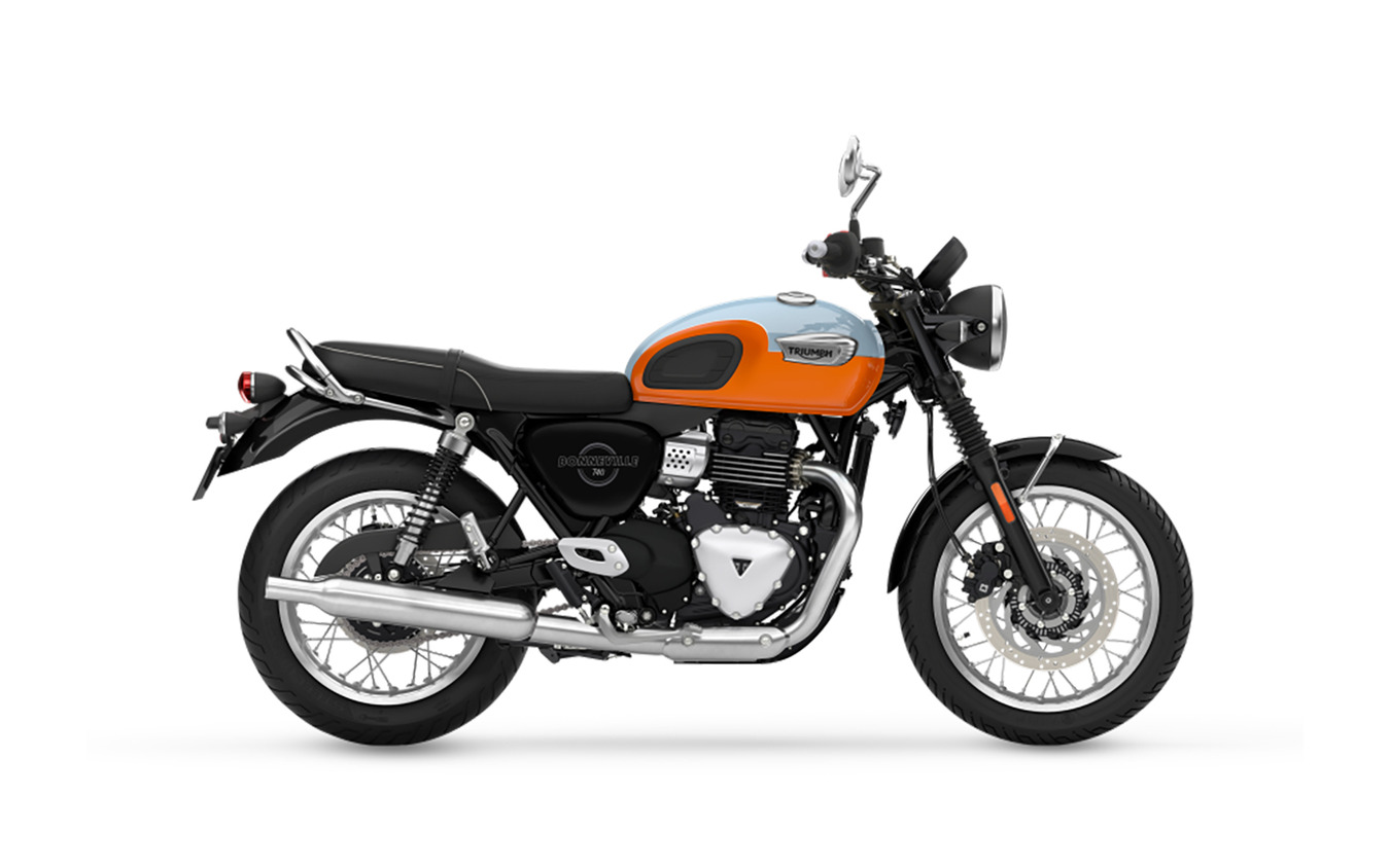 トライアンフ ボンネビル T40（メリデンブルー／タンジェリンオレンジ）