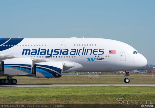 マレーシア航空のエアバスA380