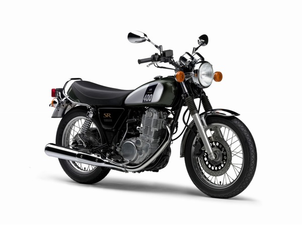ヤマハ SR400、新色リーフグリーンを追加…タンクには「1978/400」の