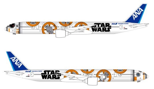 ANA STARWARS JET BB-8 スターウォーズ塗装ジェット 飛行機 ANA STARWARS JET BB-8 スターウォーズ塗装ジェット 飛行機 スター