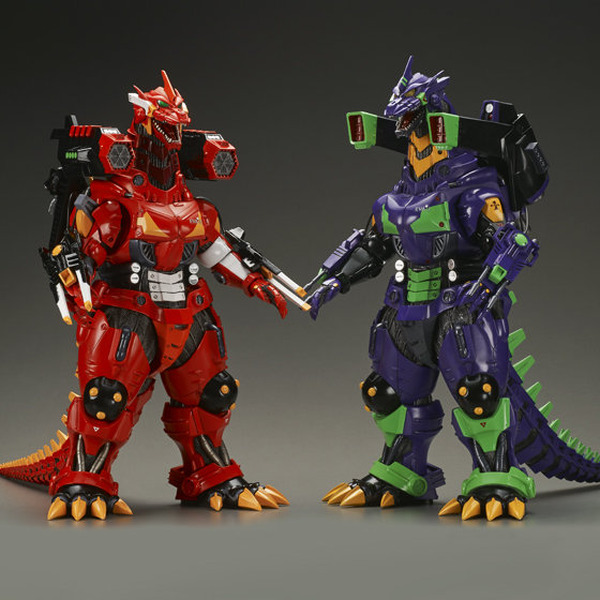 エヴァンゲリオンカラーの「メカゴジラ」立体化 | レスポンス