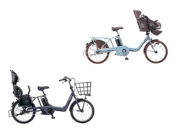 パナソニックサイクルテック、幼児2人乗せ電動アシスト自転車を発売