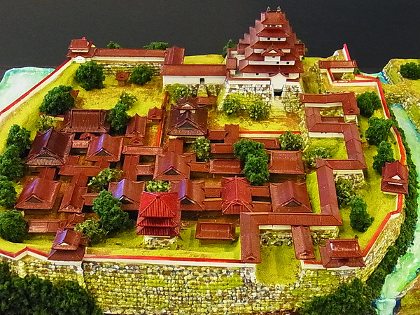 和歌山城の鳥瞰予想図のジオラマ作品 和歌山城の鳥瞰予想図のジオラマ作品 和歌山城の鳥瞰予想図の