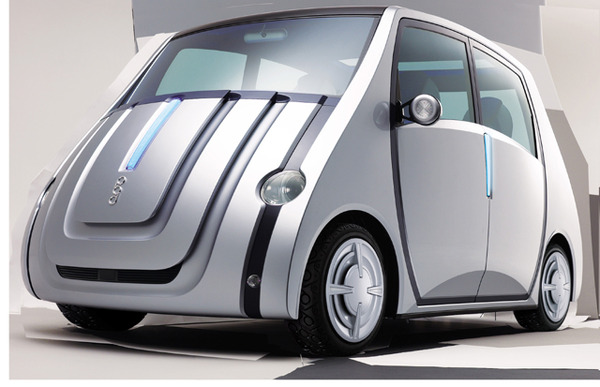 東京ショー2001出品車】人が乗れる4輪ロボペット、トヨタ/ソニー