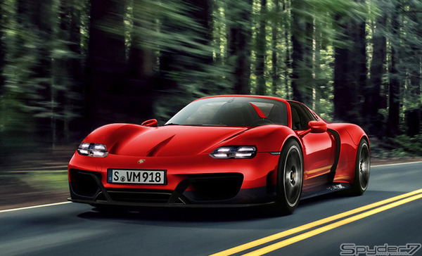 ポルシェ 918スパイダー 後継モデル、フルEVで2025年デビューか