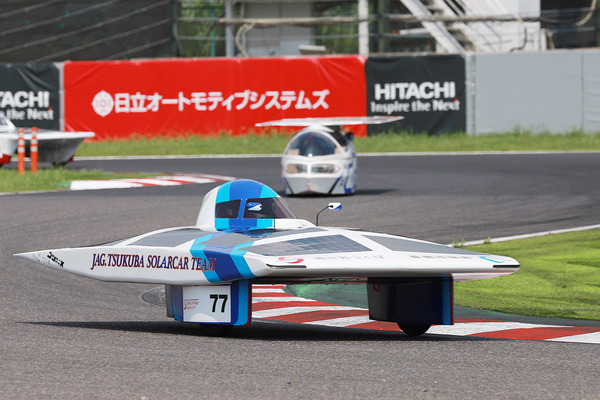 【ソーラーカーレース鈴鹿】4時間耐久はファイナルラップで逆転、JAGつくばが優勝
