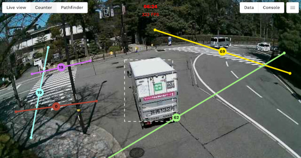 AIセンサーで交差点でのヒヤリハット度を算出　実証実験を実施へ