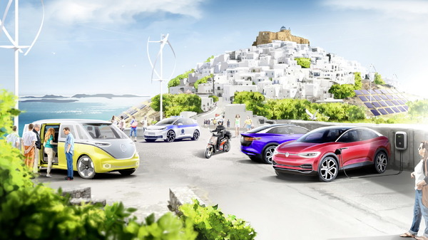 「EVアイランド」計画、島の全車両を電動化へ---VWがギリシャ政府と合意