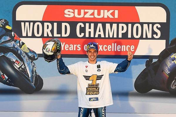 【MotoGP バレンシアGP】スズキ、ジョアン・ミルがワールドチャンピオン獲得