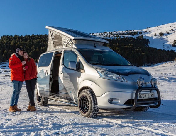 EVで冬のキャンプ、e-NV200 ベースで　欧州日産が提案