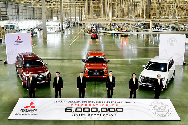 三菱自動車、タイ生産工場で累計600万台達成