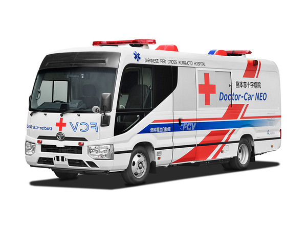 世界初のFC医療車、利活用実証を開始　トヨタと熊本赤十字病院