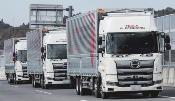 無人トラック隊列走行の保険プラン、損害保険ジャパンが開発