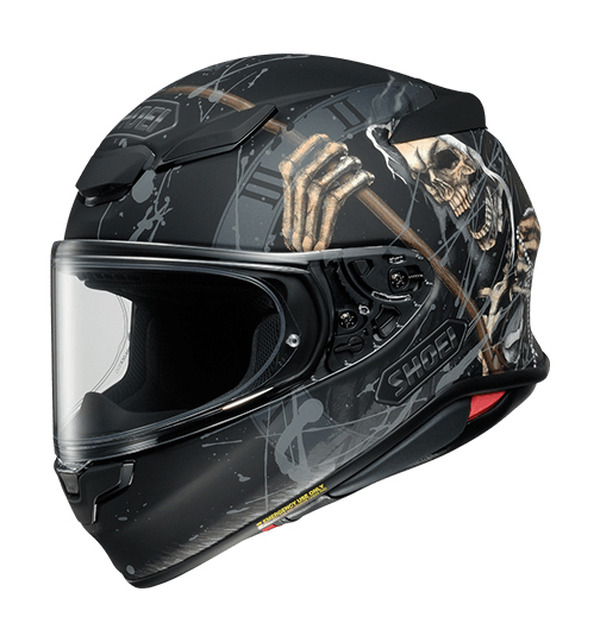 SHOEI Z-8 ヘルメット、「死神」を描いたグラフィックモデルを