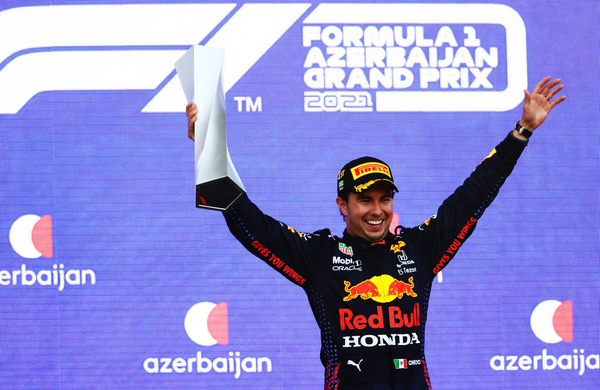 【F1 アゼルバイジャンGP】レッドブル・ホンダのペレスが今季初優勝アルファタウリ・ホンダのガスリー3位、角田7位