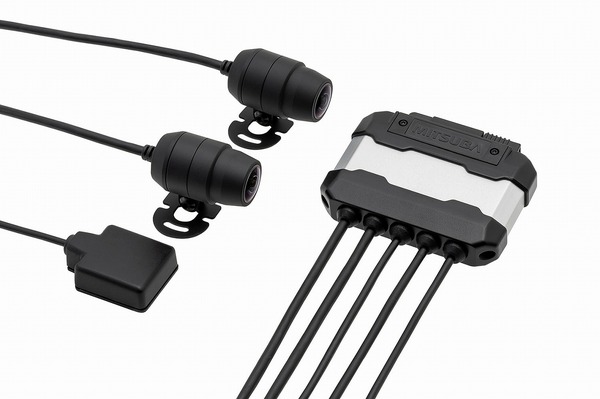 二輪車用2カメラドラレコ『EDR-22』シリーズ発売へ…防水性アップで本体