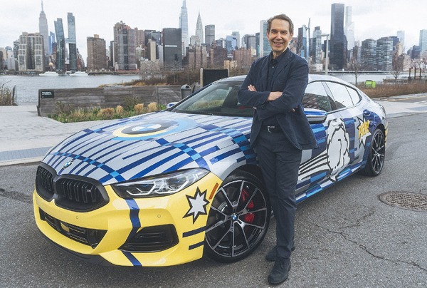 【アートシリーズ】[USDMカー】 BMW 8シリーズ のアートカー、新車価格の5倍＝47万5000ドルで落札