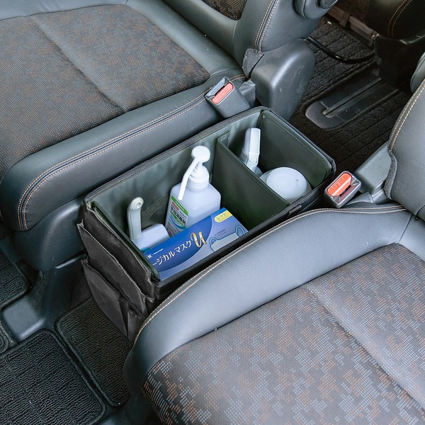 ミニバン車内の小物を整理 ウォークスルー収納ボックス発売 サンワサプライ レスポンス Response Jp