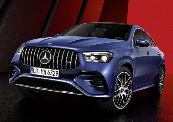 0-100km/h加速が5秒、メルセデスAMG『GLE 53クーペ』改良新型…欧州で