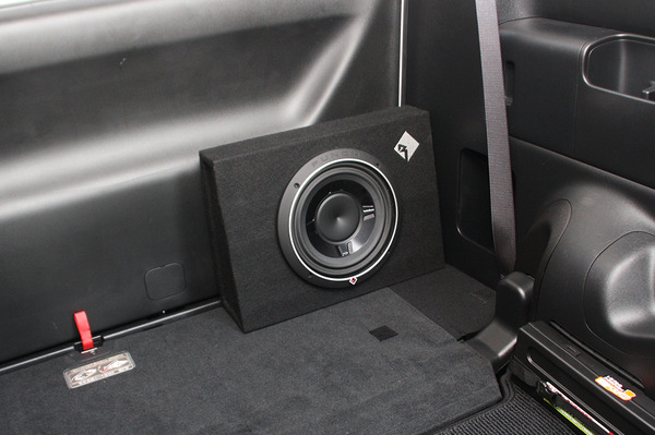 KENWOOD BOX付きサブウーファー 最新型】TRTP82 (48TRTP82) 薄型BOX 20cm 2Ω Max.600W ウーハー