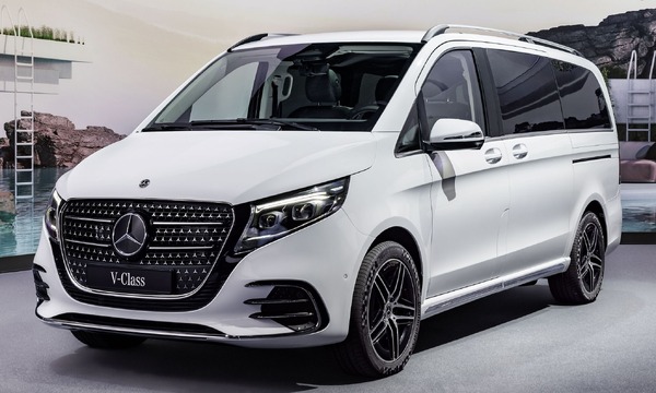 メルセデスベンツ『Vクラス』改良新型、スポーティ仕様「AMGライン