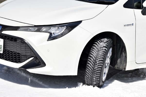雪。 2年で13,000km走って減ったオールシーズンタイヤ（GOODYEAR）は