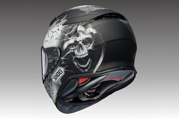 SHOEI z-8 スカルデザイン 笑う骸骨、SHOEI Z8 にインパクト抜群のグラフィックモデル登場