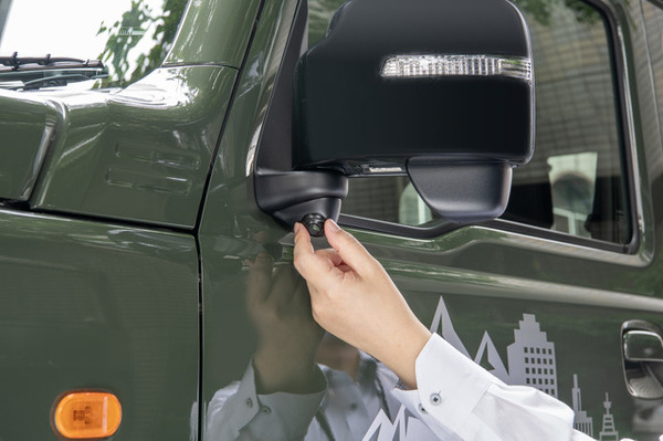 デリカD5】車種別サイドカメラキット+5インチスーパースリムモニター