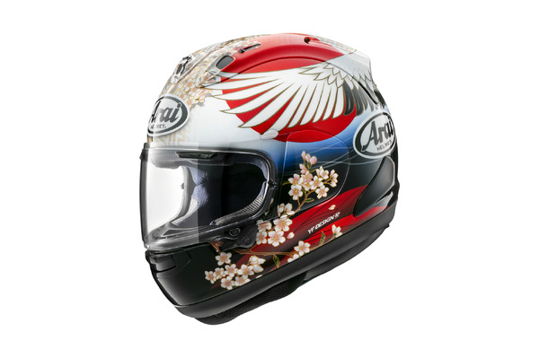 美品 Arai ヘルメット 浮世絵柄 青ベース 竜 富士山 波モチーフ リリース情報 | 上野パーツセンター｜バイクパーツ｜アライ