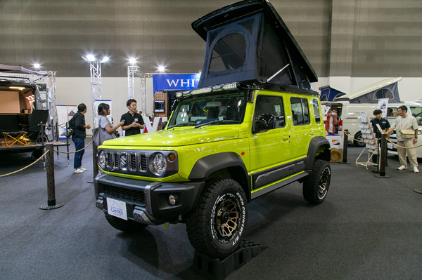 日本未発売の『ジムニーシエラ 5ドア』ポップアップルーフ付き車両が参考展示…東京キャンピングカーショー2024 | レスポンス（Response.jp）