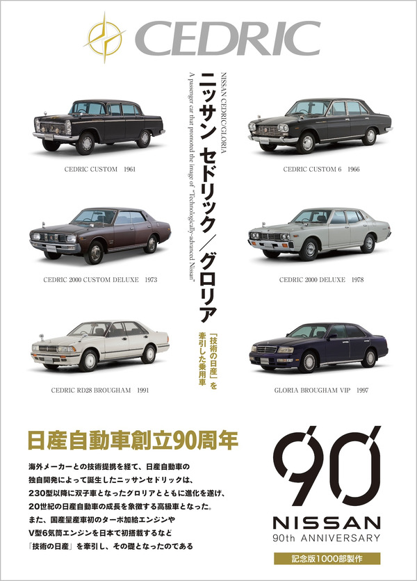 54年間…日産セドリック／グロリアの歴史をたどる 7枚目の写真