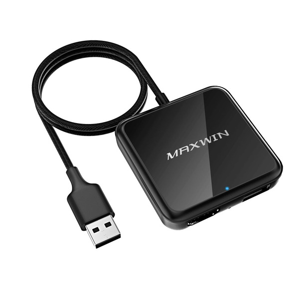MAXWIN メディアアダプター DA-HD01 Apple CarPlayワイヤレス接続にも対応、HDMIメディアアダプター「DA