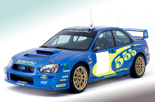 スバル『インプレッサWRC2003』プロトタイプを日本初披露