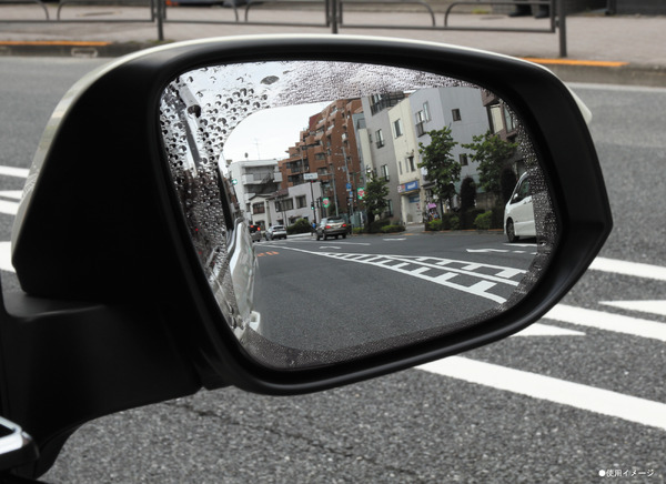 台風や秋雨対策に、大型サイドミラー対応の超撥水ガラスコート「ゼロ