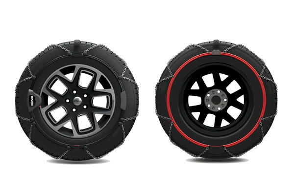 60秒で装着できるタイヤチェーン、イタリアから上陸、SUV専用の