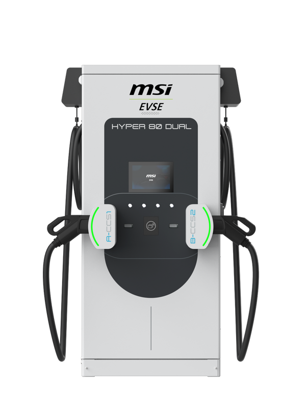 MSI、80kW DC急速充電器「Hyper 80 Dual」を国内初公開…Japan Mobility