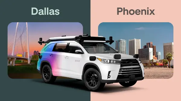 Zoox Expands Self-Driving Operations to Phoenix & Dallas