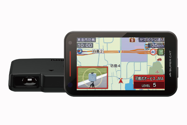 国内すべての移動式取締機に対応、ユピテルがレーザー＆レーダー探知機