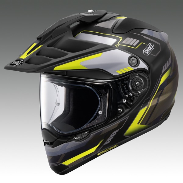 SHOEI ホーネットADV イエローブラック SHOEIのスポーツツーリングヘルメット『ホーネットADV』、グラフィック