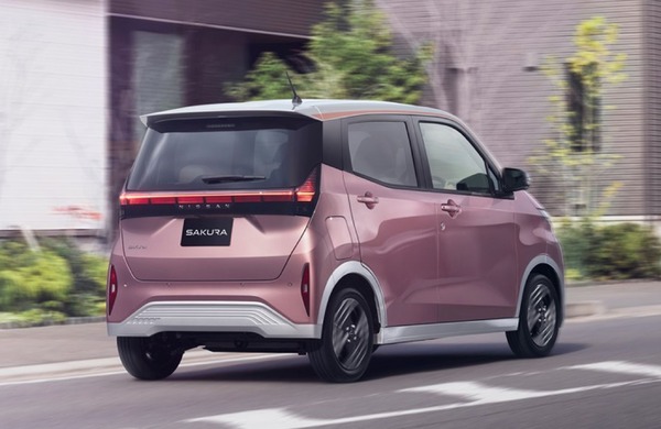 日産の軽EV『サクラ』がマイナーチェンジ、新色「水面乃桜」追加し今夏