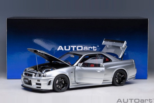 R34型スカイラインGT-R、伝説のニスモ「Z-tune」仕様がスケールモデル