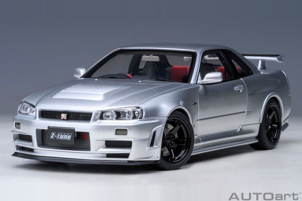 R34型スカイラインGT-R、伝説のニスモ「Z-tune」仕様がスケールモデル