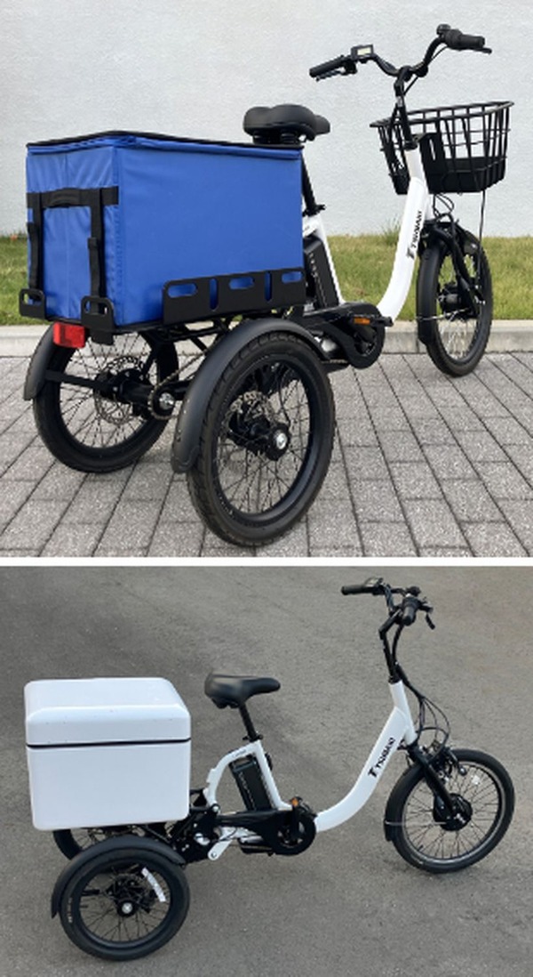 航続最大230kmの電動アシスト3輪自転車、椿本チエインが初公開へ