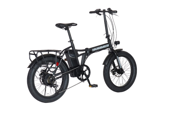 HUMMERブランドの電動アシスト折りたたみ自転車が発売、迫力のFAT