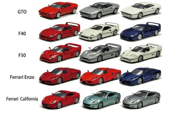 京商ミニカーコレクション第7弾、フェラーリ10車種31種類を発売 4枚目